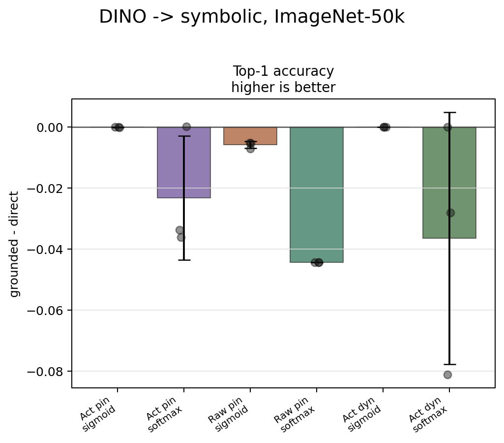 DINO -> symbolic classification